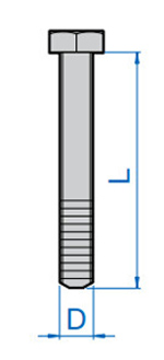 Cap hexagonal serie dubla poza tehnica