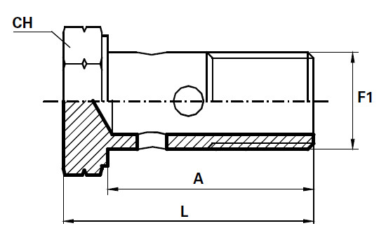 Holender pentru fixare cu filet METRIC constructie simpla